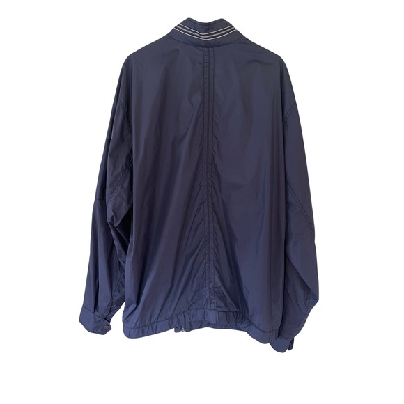 Tommy Bahama Men's Navy Lightweight Full Zip Jacket Nylon Windbreaker XLT - Picture 3 of 11